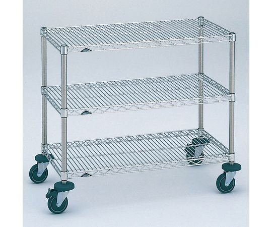 ステンレスエレクター・カート　ミニカート　φ125　W910×D460×H923mm　オールSUS　ステンレステーパータイプ　3SMCC