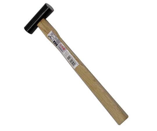 両口玄能　天然樫柄　頭重量225g