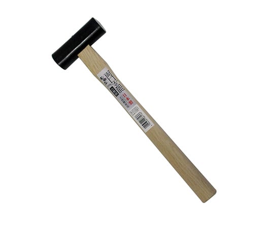 両口玄能　天然白樫柄　頭重量450g
