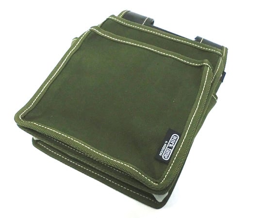 鳶さんの帆布腰袋　国防色