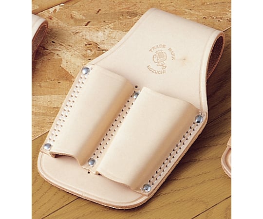 ヌメ皮ペンチ差し　8インチ用　2丁入　二重縫　型押