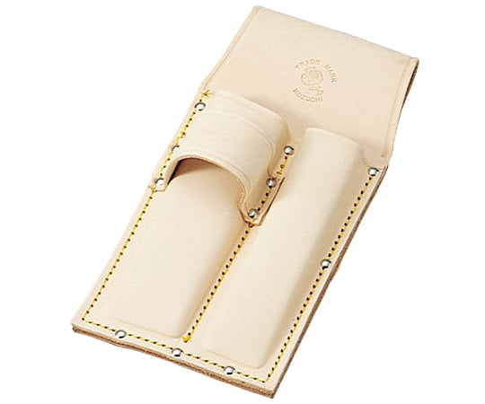 ヌメ皮ノミ　玄能ケース　2丁入　1寸　1寸4分厚用　型押