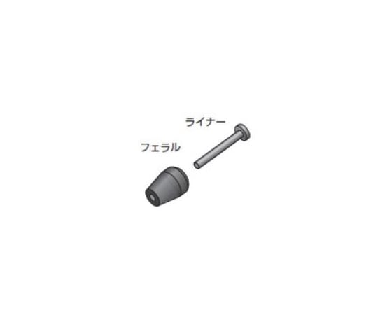 1/16"　リムーバブルFSRアダプター　5個入　0.5mm≦0.8mm　FS1R.8-5