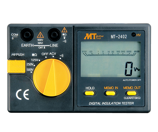 3レンジデジタル絶縁抵抗計