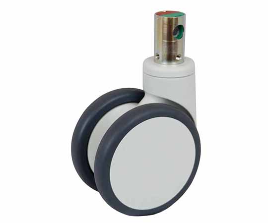 医療機器用デザインキャスター　双輪φ150　ショートステム　3way