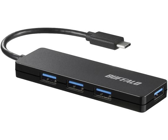 USB3.1（Gen1）　Type-C　4ポート　バスパワーハブ　ブラック