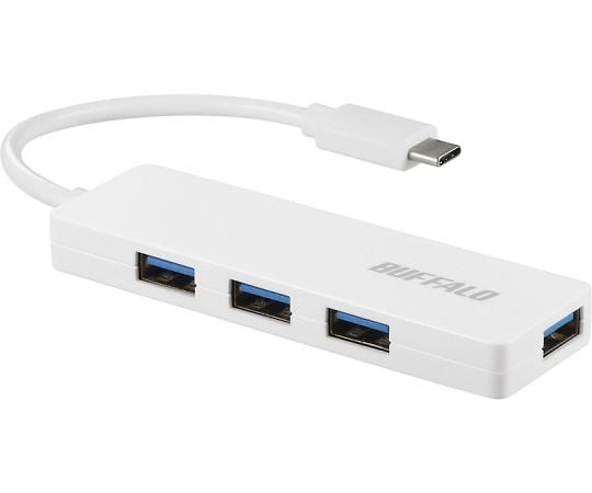 USB3.1（Gen1）　Type-C　4ポート　バスパワーハブ　ホワイト