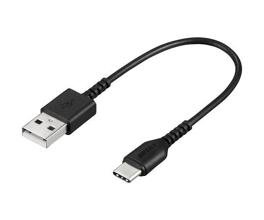 USB2.0ケーブル（Type-A　to　Type-C）　0.1m　ブラック