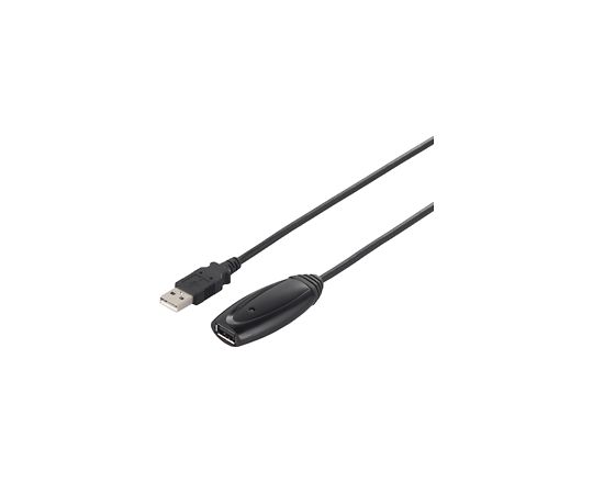 USB2.0リピーターケーブル（A　to　A）　5m　ブラック