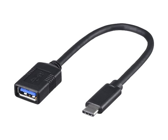 USB3.1　Gen1変換ケーブル（Aメス　to　C）　0.15m　ブラック