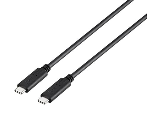 USB3.1　Gen2ケーブル（Type-C　to　Type-C）　USB　Power　Delivery（3A）対応　1.0m　ブラック