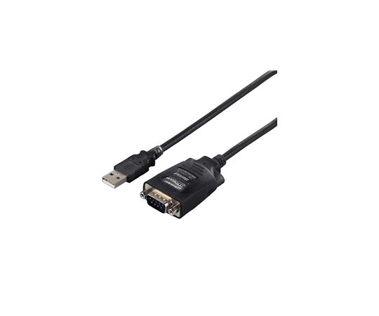 64-3780-24 USBシリアル変換ケーブル 0.5m ブラックスケルトン BSUSRC0605BS