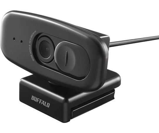 200万画素WEBカメラ　広角120°マイク内蔵　ブラック