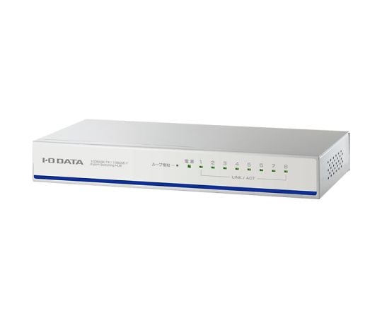 EEE省電力機能搭載100BASE-TX/10BASE-T対応スイッチングハブ（8ポート） ホワイト ETX-ESH08NCW