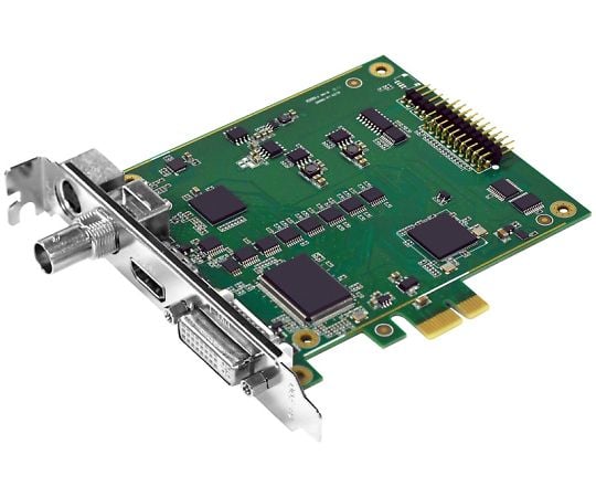 SDI/DVI/HDMI/S-Video入力対応 ソフトウェアエンコード型 PCIeキャプチャーボード GV-DSHVR