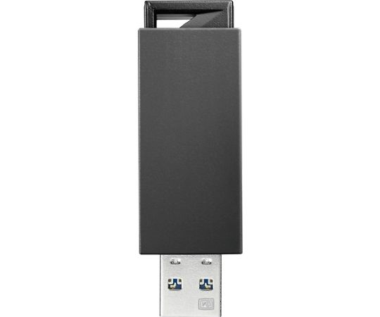 USB3.0/2.0対応　ノック式USBメモリー　16GB　ブラック