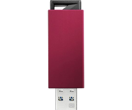USB3.0/2.0対応　ノック式USBメモリー　16GB　レッド