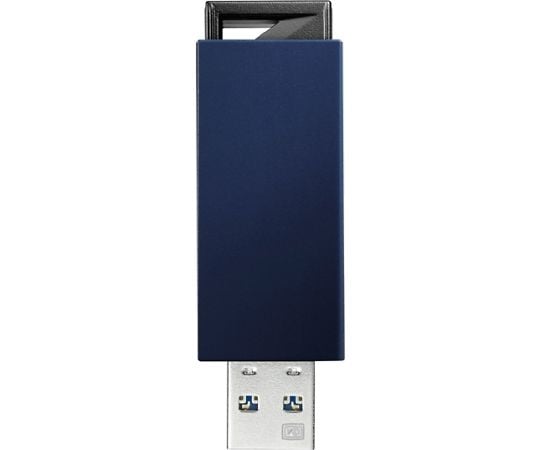 USB3.0/2.0対応　ノック式USBメモリー　32GB　ブルー
