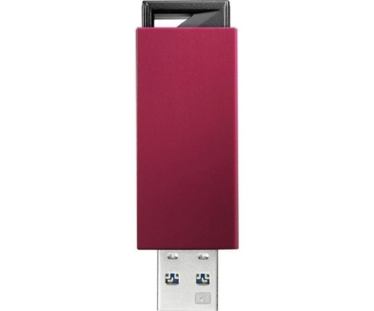 USB3.0/2.0対応　ノック式USBメモリー　32GB　レッド