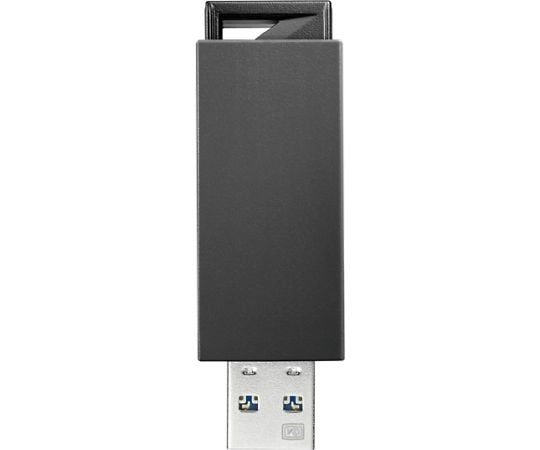 USB3.0/2.0対応　ノック式USBメモリー　64GB　ブラック