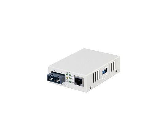 光メディアコンバータ　100BASE-TX←→100BASE-FX（SC）変換　シングルモード5km