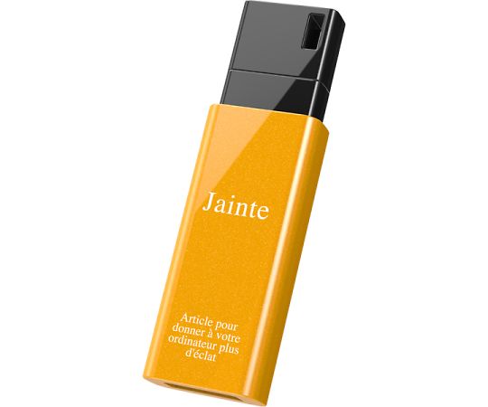 USB3.1（Gen1）ノックスライドUSBメモリー　64GB　イエロー