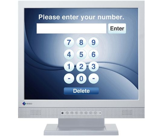 43cm（17.0）型タッチパネル装着カラー液晶モニター　DuraVision　セレーングレイ