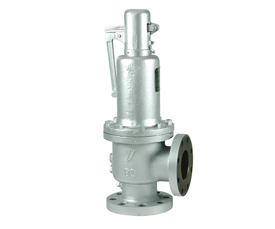 FCD/SUS全量式安全弁　開放形・フランジ・レバー