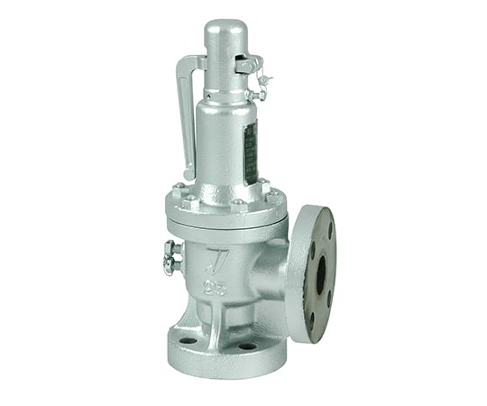 FCD/SUS全量式安全弁　開放形・フランジ・レバー