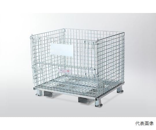 ボックスパレット　フォークリフトガイド付き