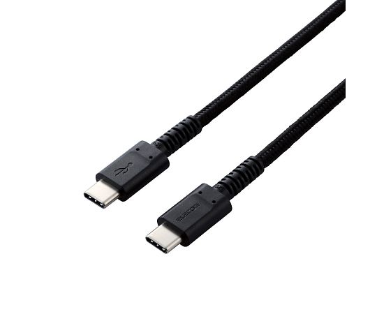 ｽﾏﾎ･ﾀﾌﾞﾚｯﾄ用USBｹｰﾌﾞﾙ USB(C-C) 高耐久 Power Delivery対応 認証品 0.3m ﾌﾞﾗｯｸ MPA-CCS03PNBK