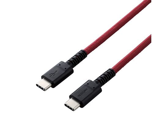 ｽﾏﾎ･ﾀﾌﾞﾚｯﾄ用USBｹｰﾌﾞﾙ USB(C-C) 高耐久 Power Delivery対応 認証品 0.3m ﾚｯﾄﾞ MPA-CCS03PNRD