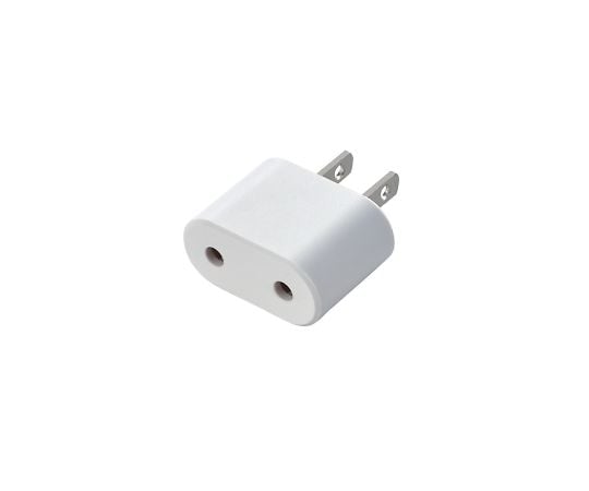 日本用変換プラグ　Cタイプ　ホワイト