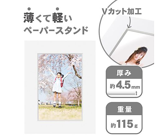 カラーペーパースタンド2L　ホワイト