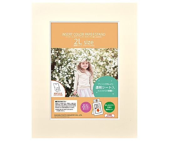 インサートカラーペーパースタンド2L　クリーム