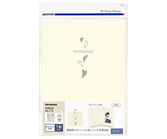 普通台紙　NO.710　KG　1面　タテ