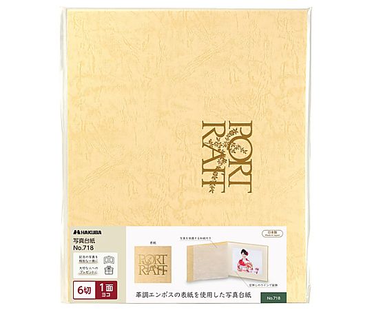 普通台紙　NO.718　6切　1面　ヨコ