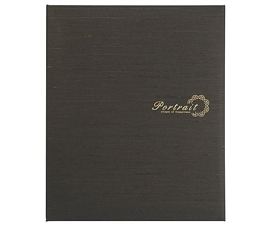 高級台紙　NO.890　6切　タテ2面　ブラウン