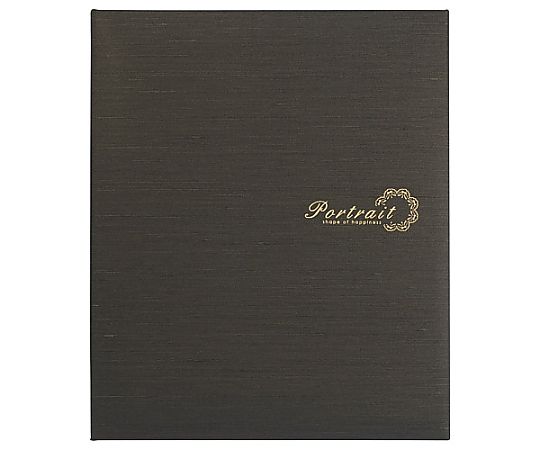 高級台紙　NO.890　6切　タテ3面　ブラウン