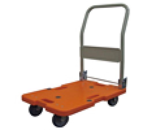 樹脂台車 （折りたたみ式・オレンジ色/120kg） LSK-211R