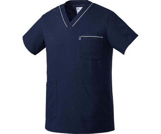 スクラブ【男女兼用】　ネイビー　L