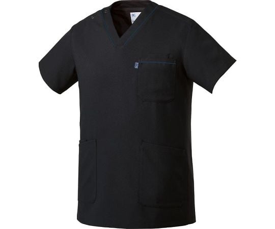 スクラブ【男女兼用】　ブラック　M