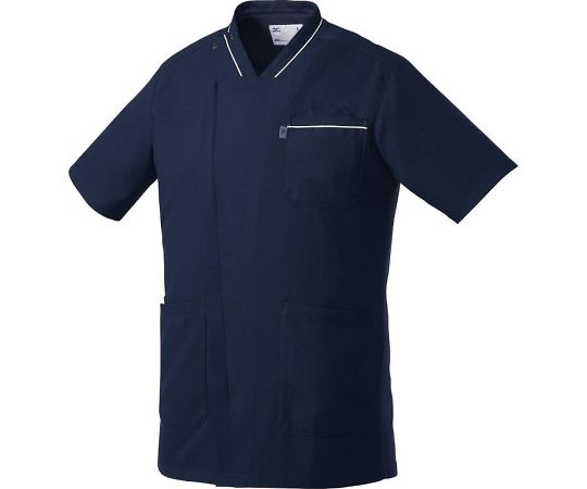 スクラブ【男性用】　ネイビー　L