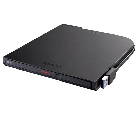 USB3.2（Gen1）対応ポータブルDVD-ROMドライブ　読込専用モデル