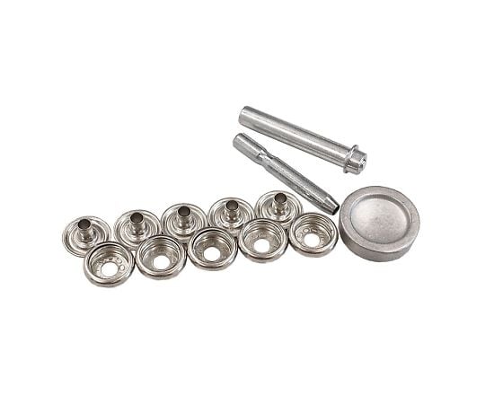 アース線接続用スナップファスナー（5組）　及び　取付け工具セット