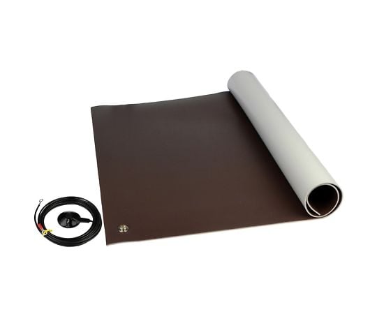 静電気対策テーブルマット　茶色　61cm×7.32m