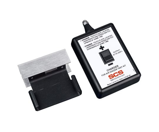 静電気測定用チャージャー＆プレートセット　ケース付き