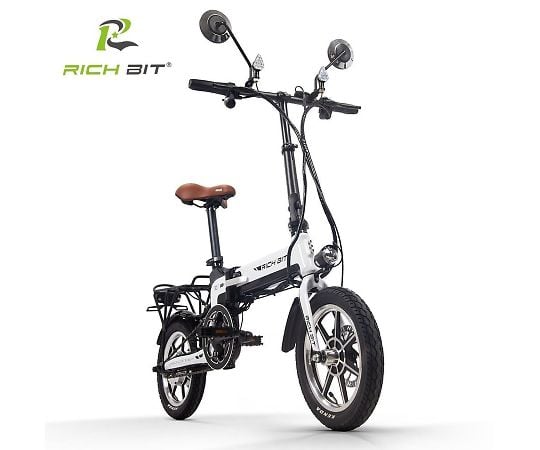 64-3991-18 電動ハイブリッドバイク Smart e-Bike（ホワイト） RICHBIT TOP619 【AXEL】 アズワン