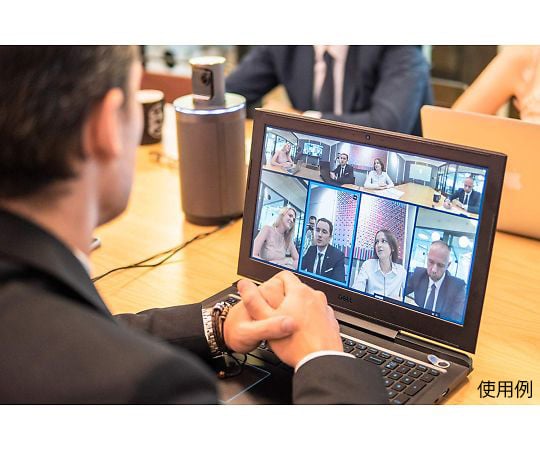 64 3991 30 360度ビデオ会議用カメラ Kandaomeeting Axel アズワン