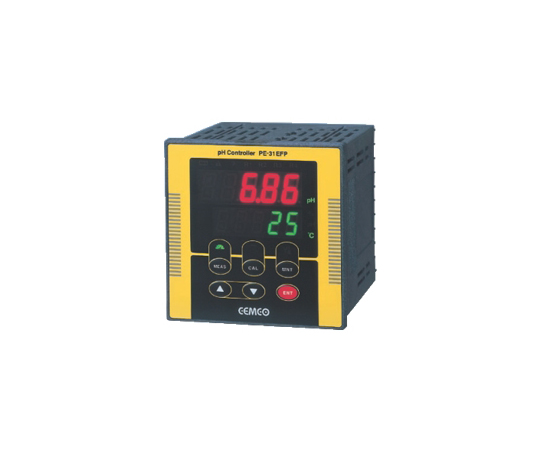 パネル型 水質測定器 4点出力比例制御pH指示調節計 PE-31EFP